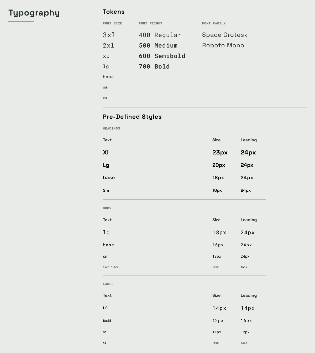 Typography
