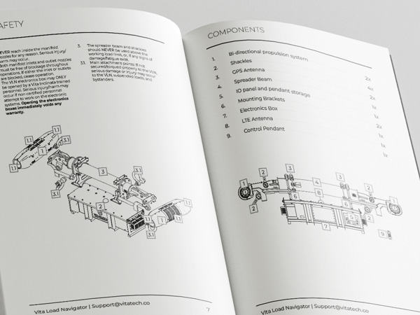 Utilize lineart to clearly denote system components